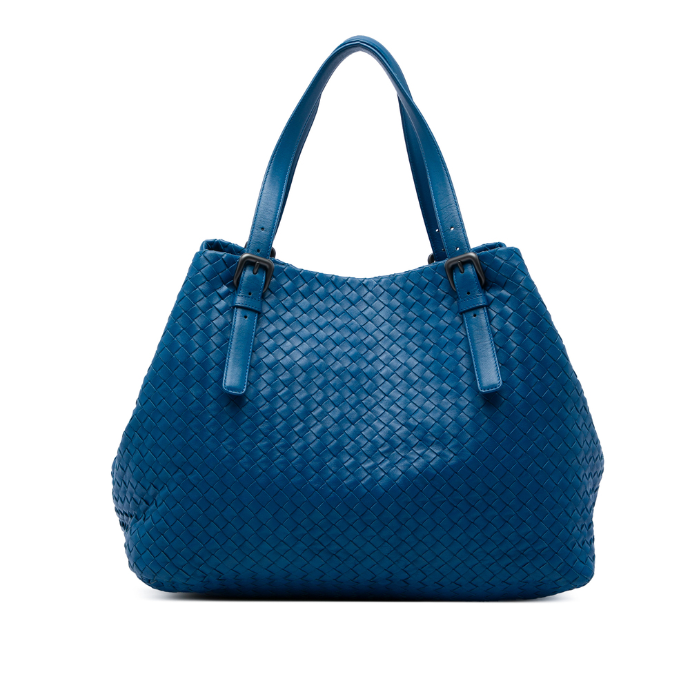 Pre-Loved Bottega Veneta Large Nappa Intrecciato Cesta Tote